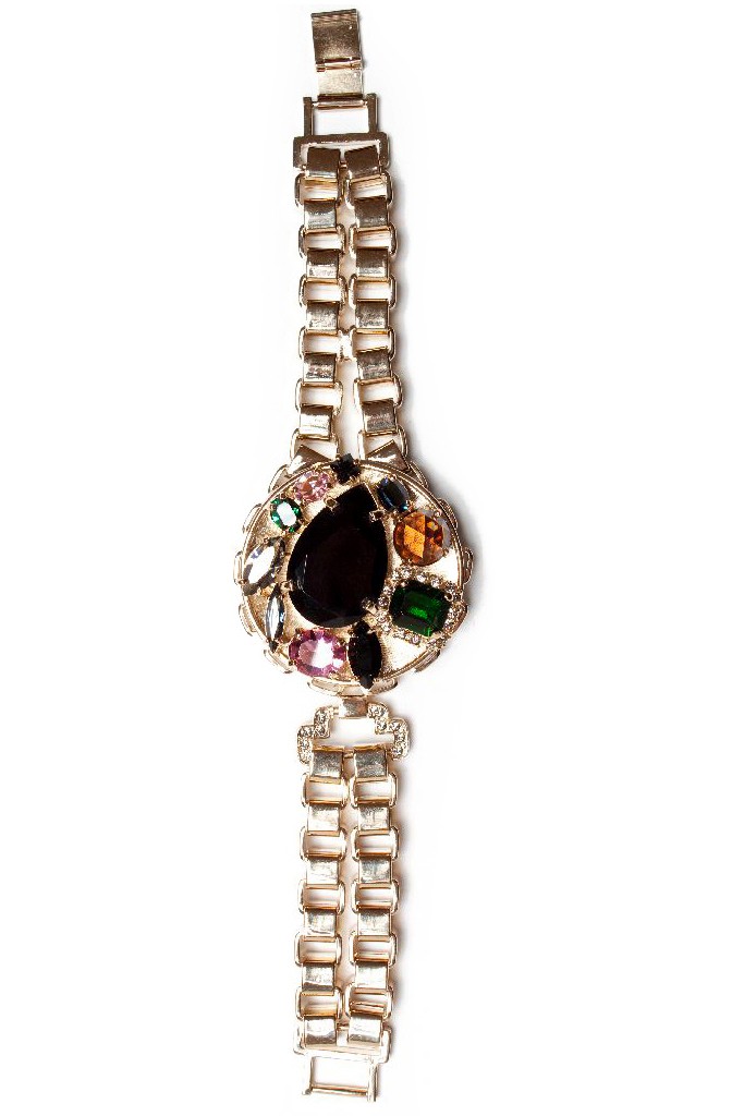 Dynasty Jewel Cluster Watch Strap Bracelet