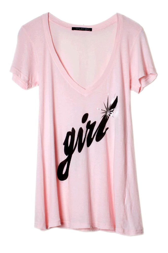 Girl V Neck