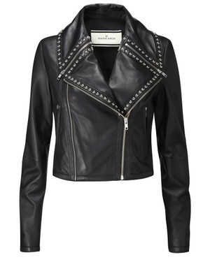 Varie Leather Stud Jacket