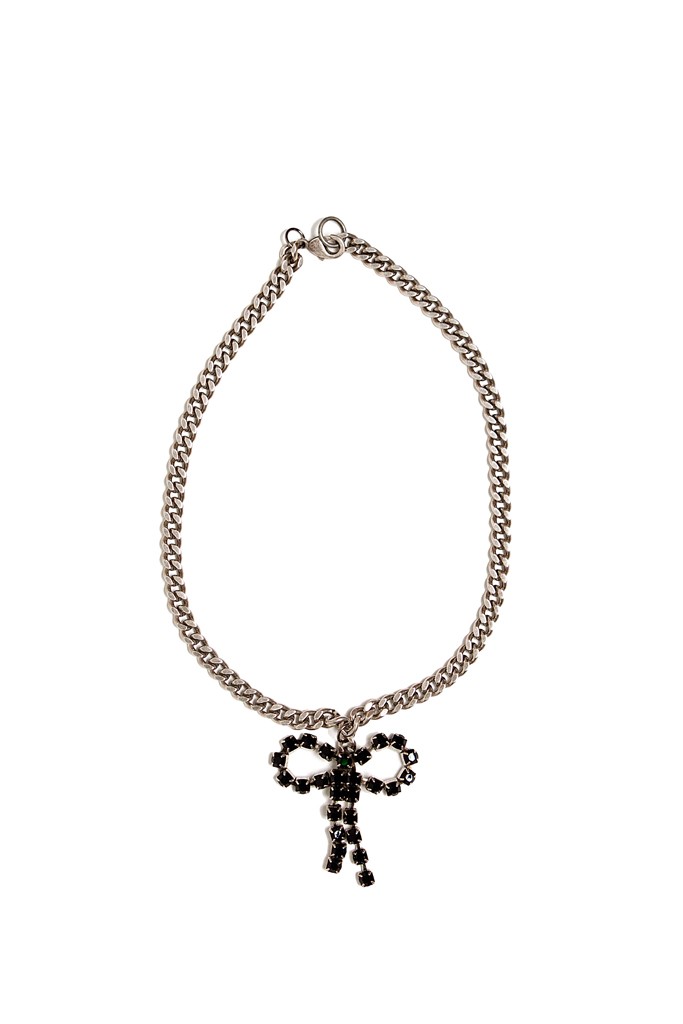 On Off Bow Necklace