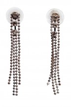 Crystal Silver Earrings
