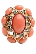 Coral Encrusted Ring-52