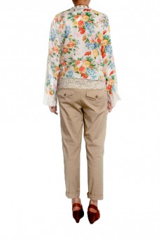 Blouse w/ Velvet Ribbon