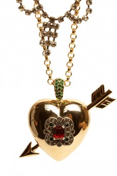 Double Strand Love Struck Pendent