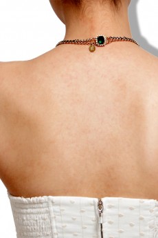 Double Strand Love Struck Pendent