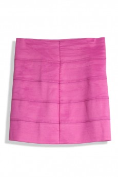 5 Band 3 Elastic Knit High Waist Skirt"
