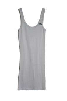 Sunset Tank Dress in Steel Grey