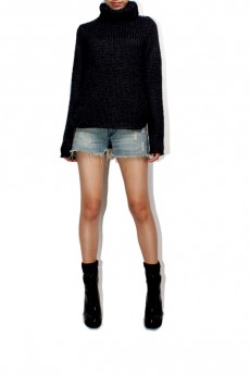 YMA Knit Pullover Turtleneck Sweater