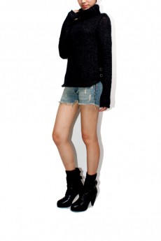 YMA Knit Pullover Turtleneck Sweater