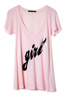 Girl V Neck